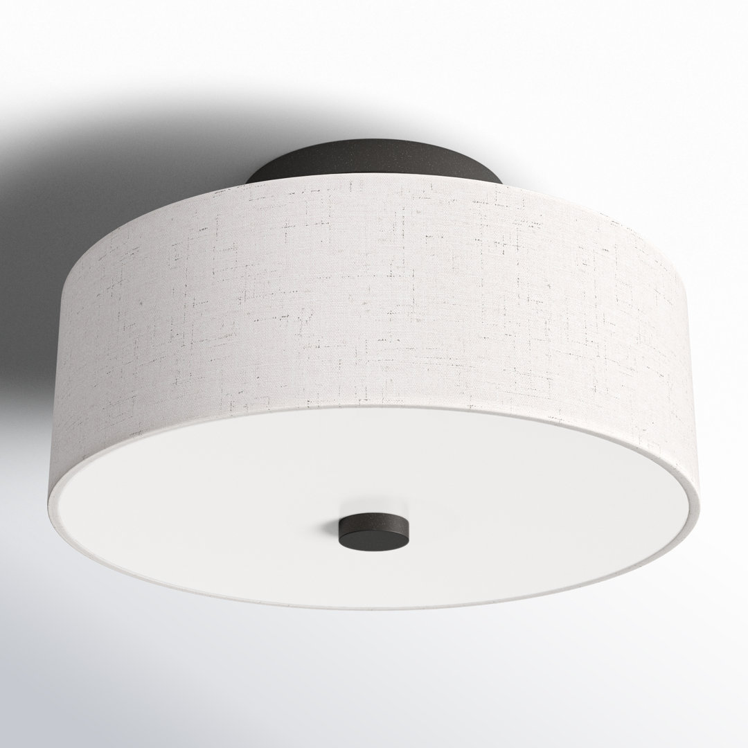 Flaire 2-Light Semi Flush Mount